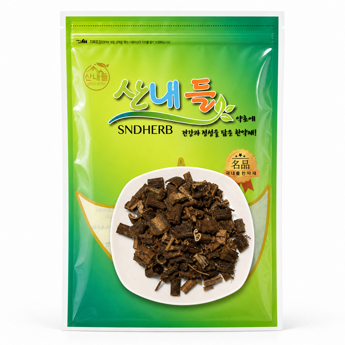 유근피, 유백피 (중국산)